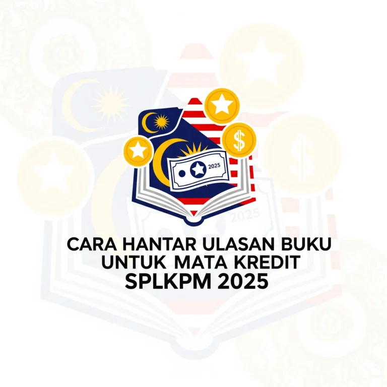 Cara Hantar Ulasan Buku untuk Mata Kredit SPLKPM 2025