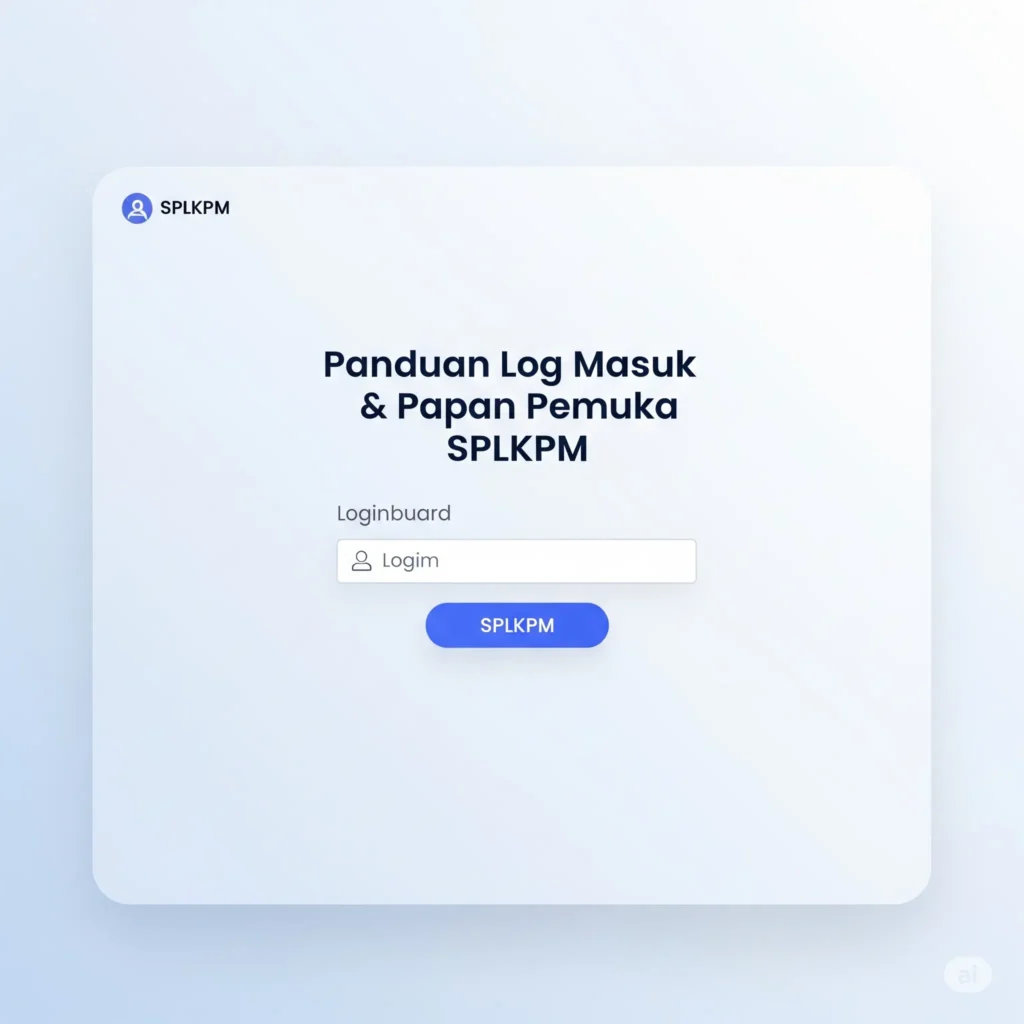 Panduan Lengkap Login SPLKPM & Navigasi Dashboard Login SPLKPM & Navigasi Dashboard