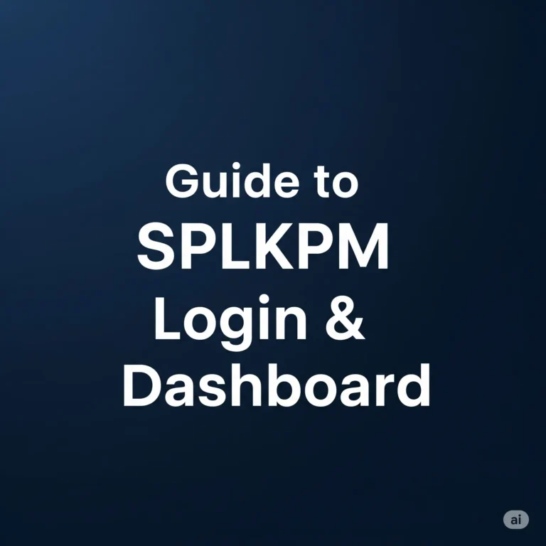 Login SPLKPM & Navigasi Dashboard